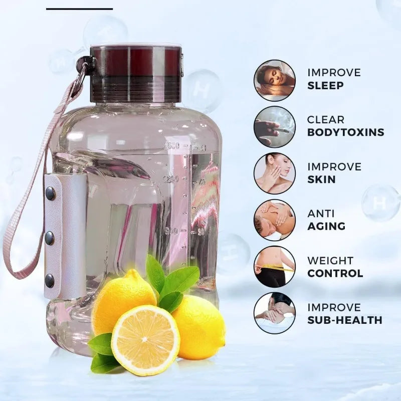 1.5L Hydrogen Water Bottle, Portable Rich Molecular Generator