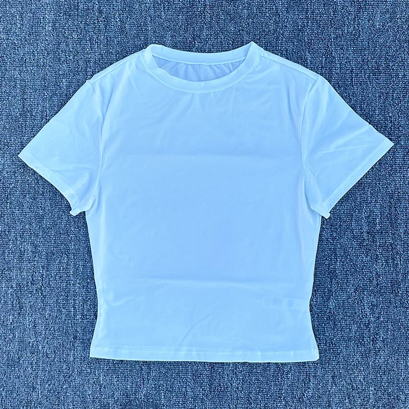 Women's Tight Fitting Sports T-shirt Quick Drying