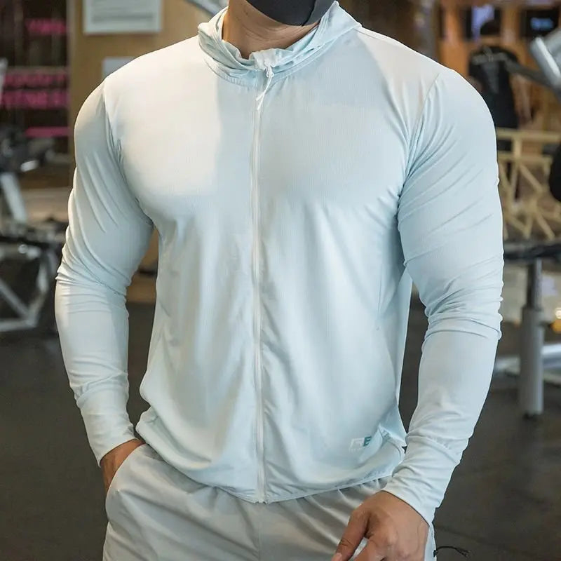 2025 Mens Fitness Zipped Sports Hoodie