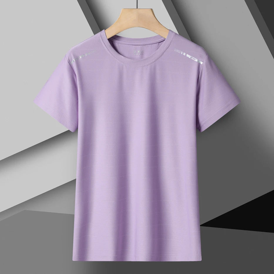 Women Reflective Running T-Shirt - High Elastic Breathable & Quick-Dry