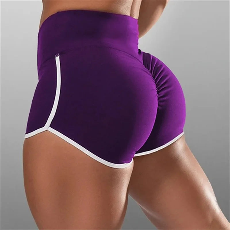 Women Sports Shorts Low Waist & Stretchy