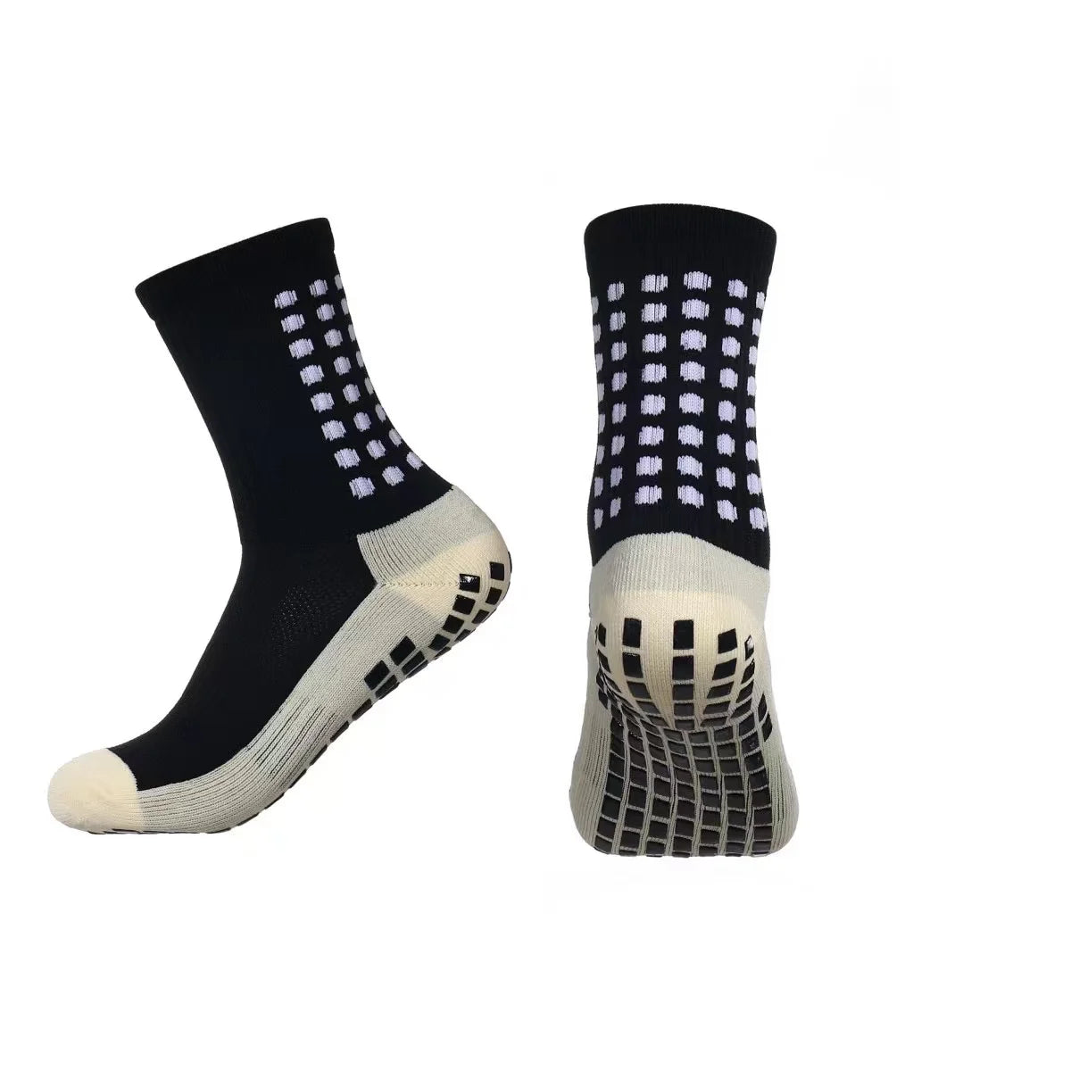 4 Pairs of Sports Socks Breathable Silicone Anti-slip Dot Socks