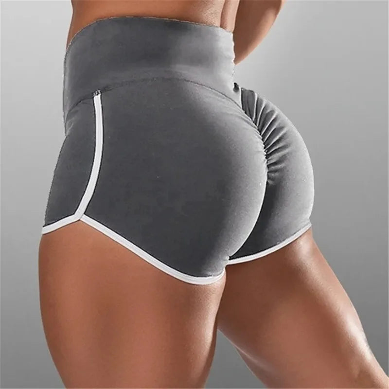 Women Sports Shorts Low Waist & Stretchy