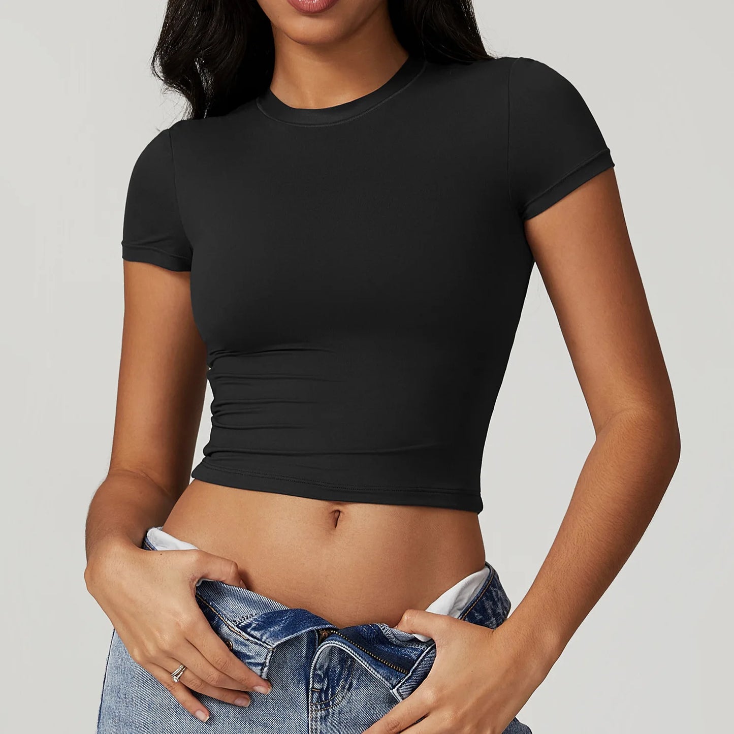 Women's Tight Fitting Sports T-shirt Quick Drying