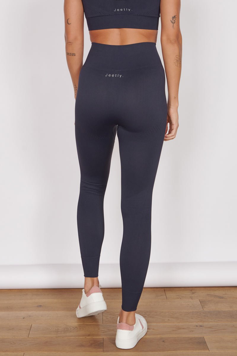Piper Navy Petite Seam Free Sports Leggings