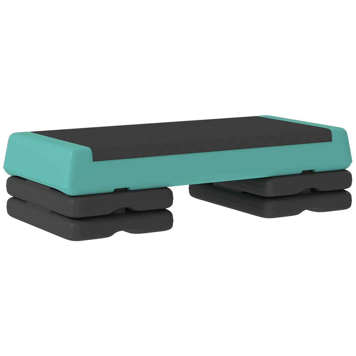 Adjustable Fitness Stepper with Non-Slip Surface - Green