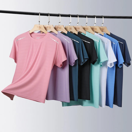 Women Reflective Running T-Shirt - High Elastic Breathable & Quick-Dry