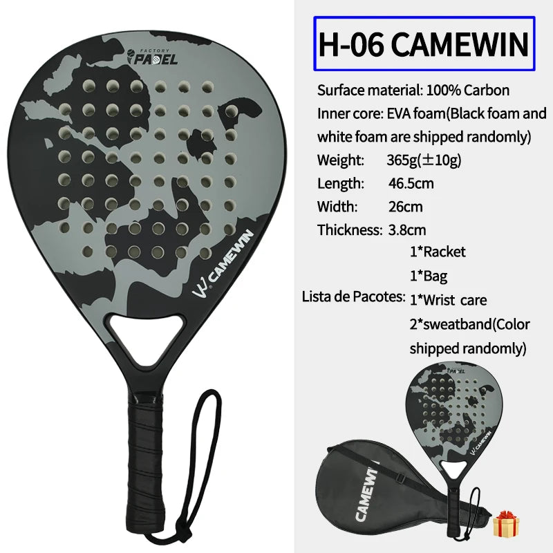 Paddle racket - Lightweight Carbon fiber