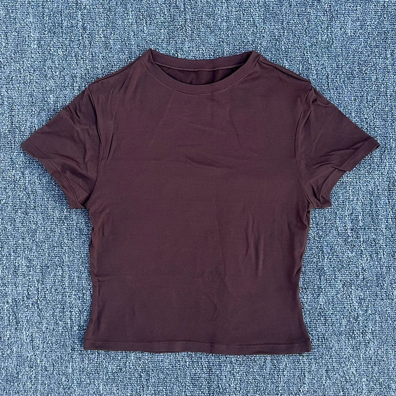 Women's Tight Fitting Sports T-shirt Quick Drying