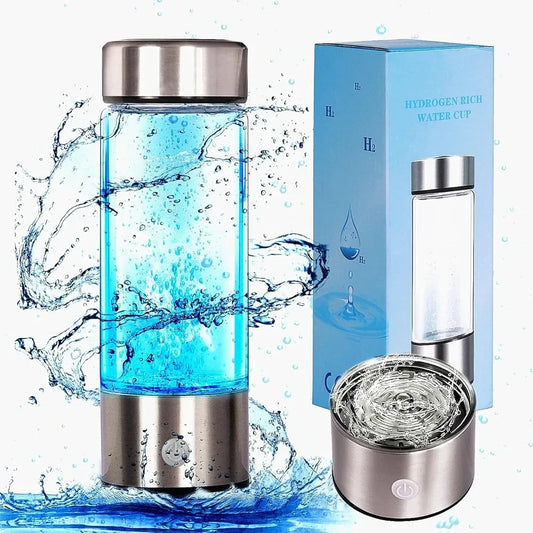 Hydrogen Water Bottle,Portable Hydrogen Water Generator Machine, Improve Water in 3 Minutes Quick Electrolysis Suitable for Home