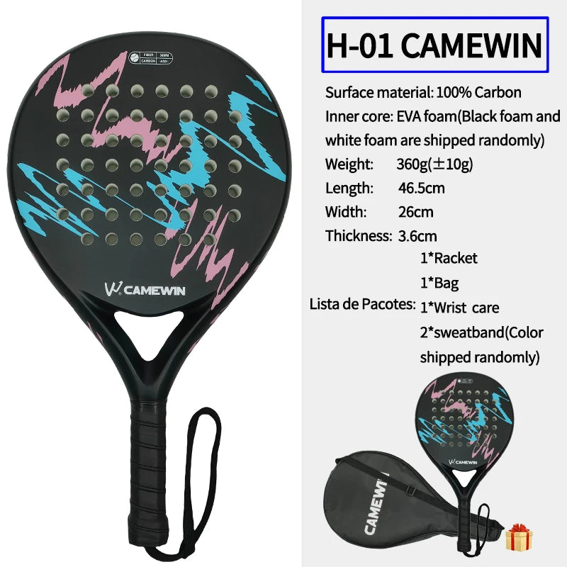 Paddle racket - Lightweight Carbon fiber