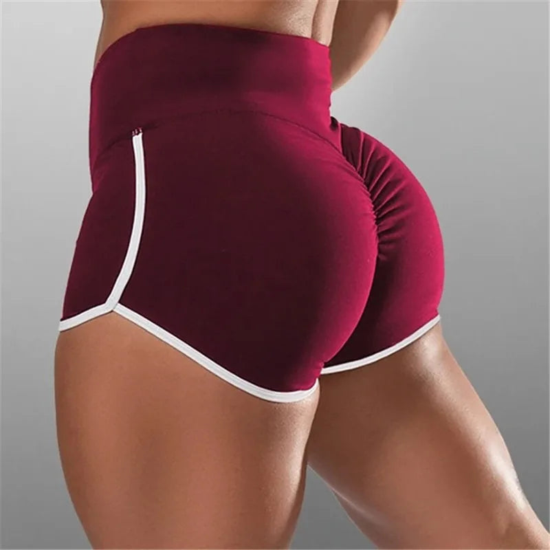 Women Sports Shorts Low Waist & Stretchy