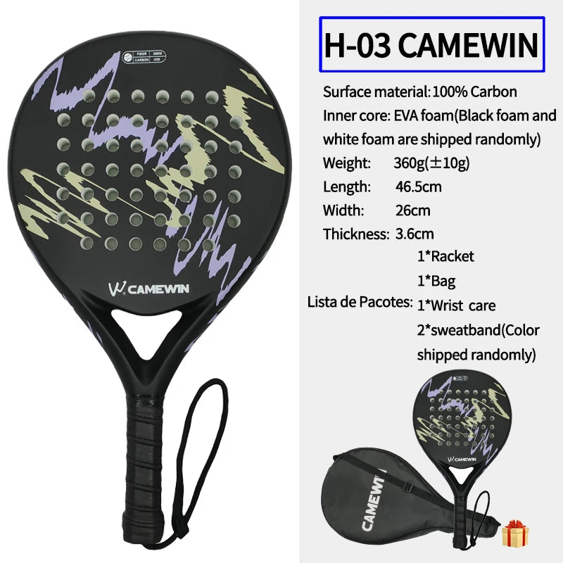 Paddle racket - Lightweight Carbon fiber