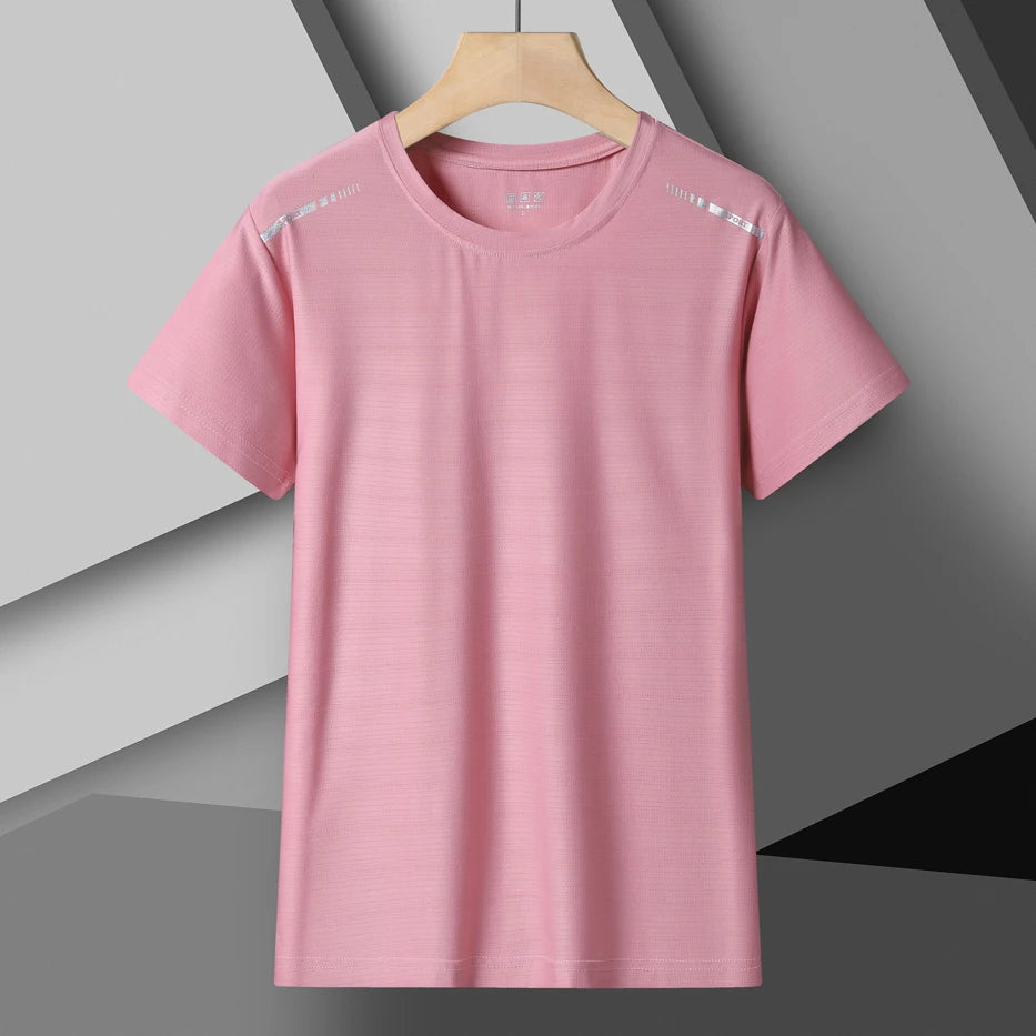 Women Reflective Running T-Shirt - High Elastic Breathable & Quick-Dry