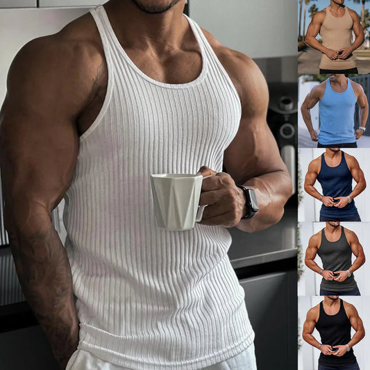 Men's V-neck Sleeveless Shirt