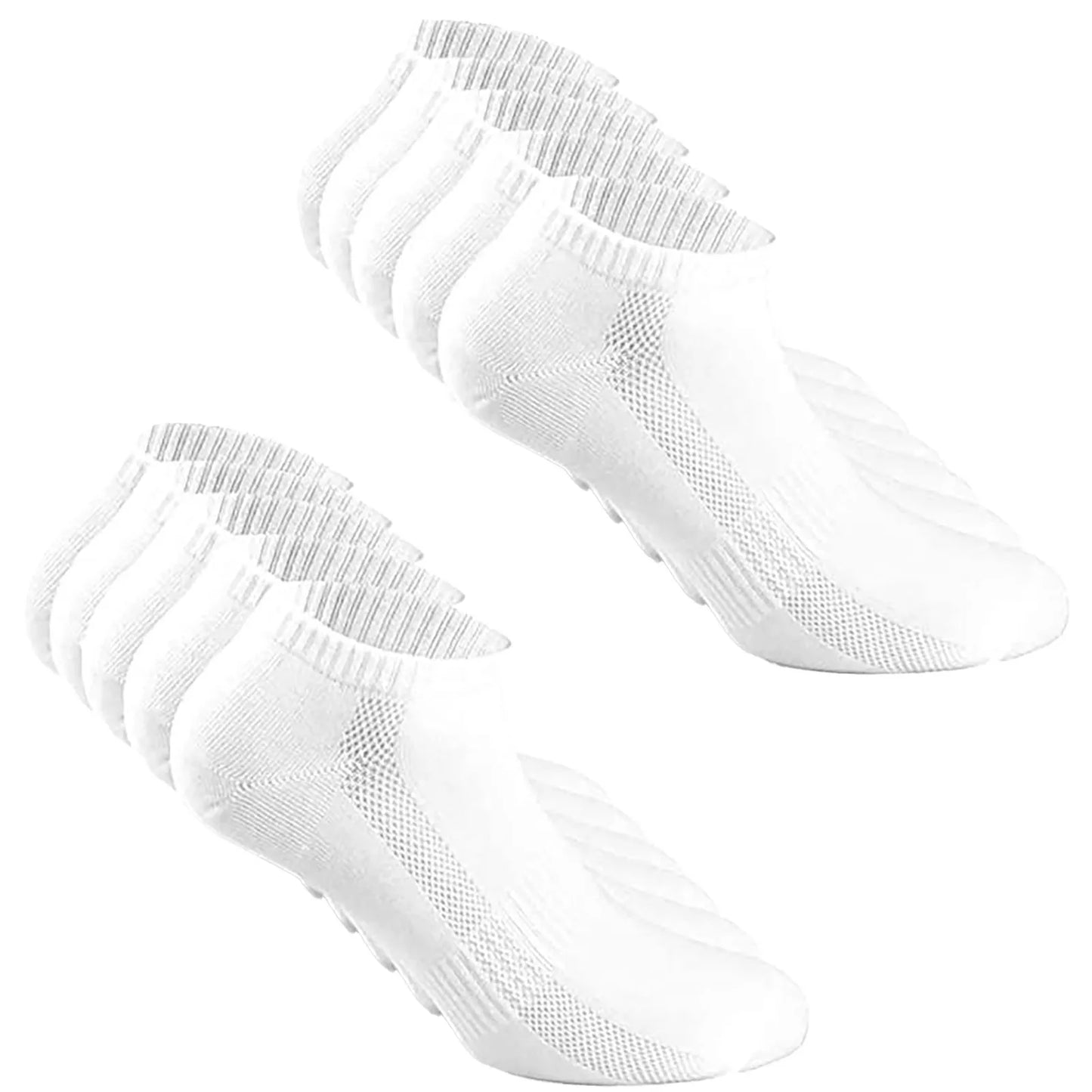 Sports Socks, 5 Pairs,Women's Half Socks, Short, Breathable