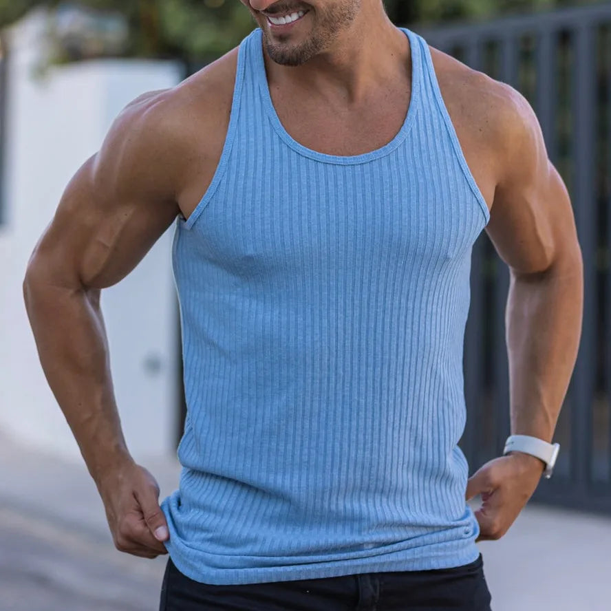Men's V-neck Sleeveless Shirt