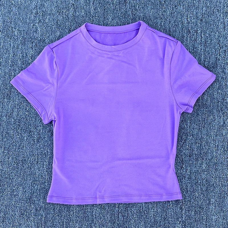Women's Tight Fitting Sports T-shirt Quick Drying