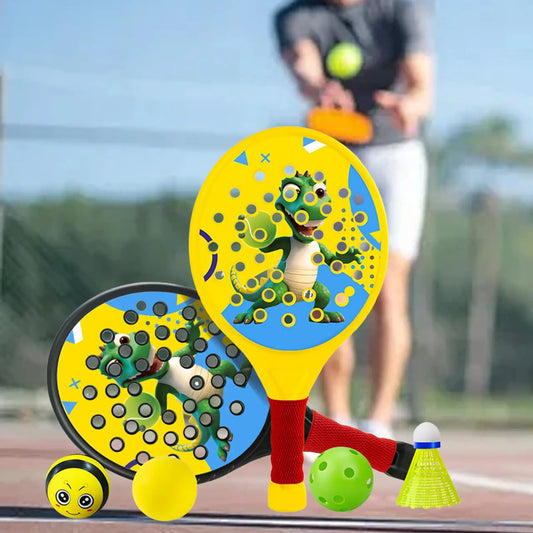 2Pcs Kids Padel Rackets