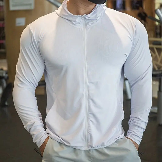 2025 Mens Fitness Zipped Sports Hoodie