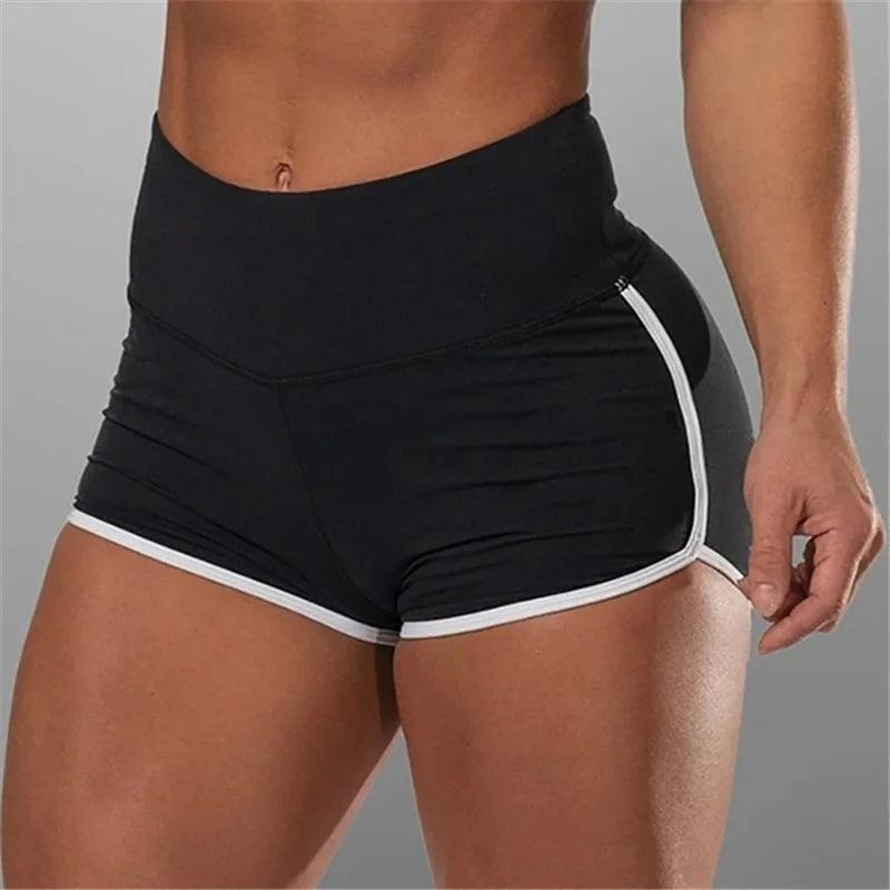 Women Sports Shorts Low Waist & Stretchy