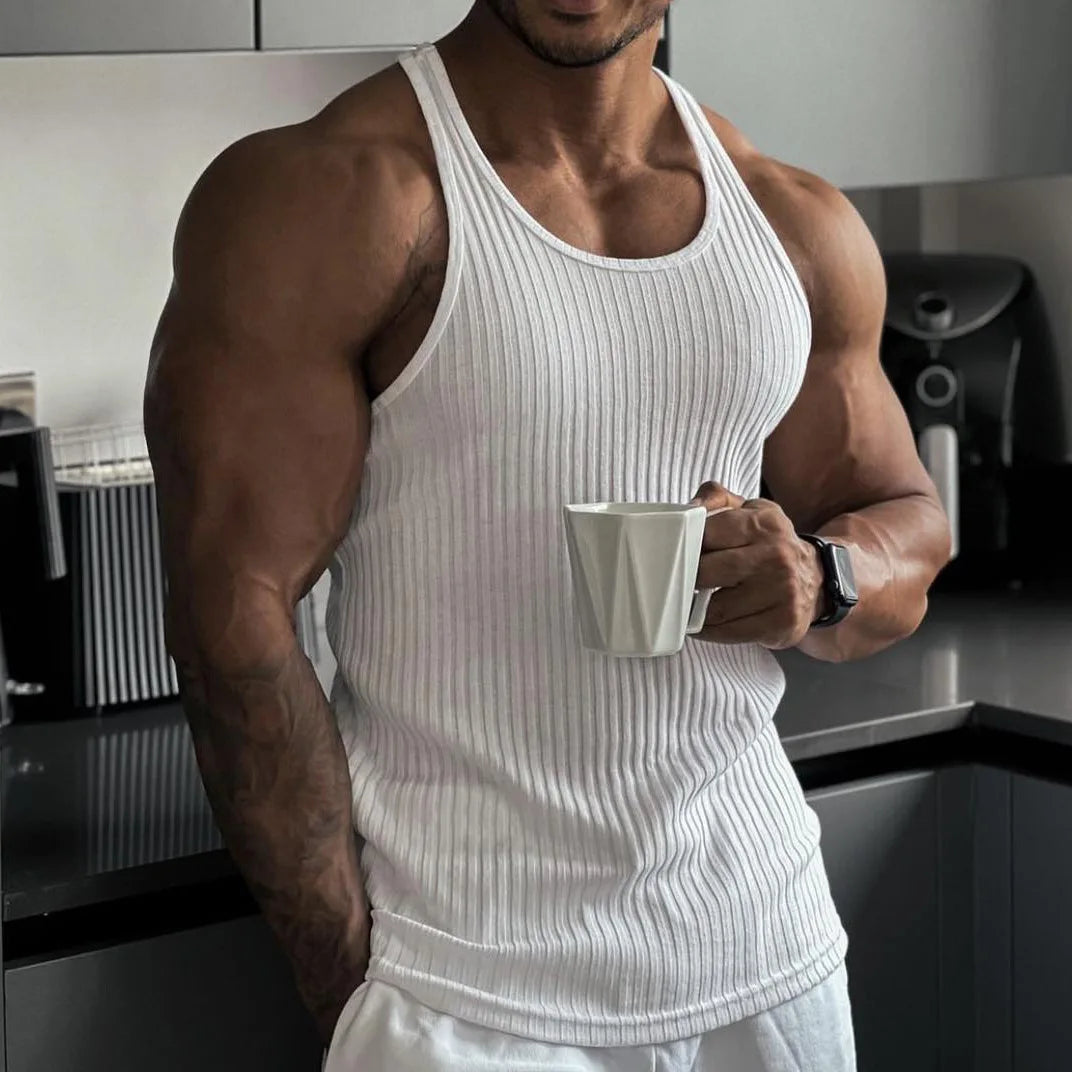 Men's V-neck Sleeveless Shirt