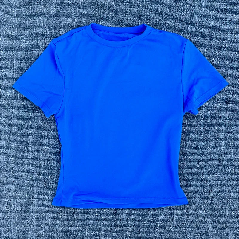 Women's Tight Fitting Sports T-shirt Quick Drying