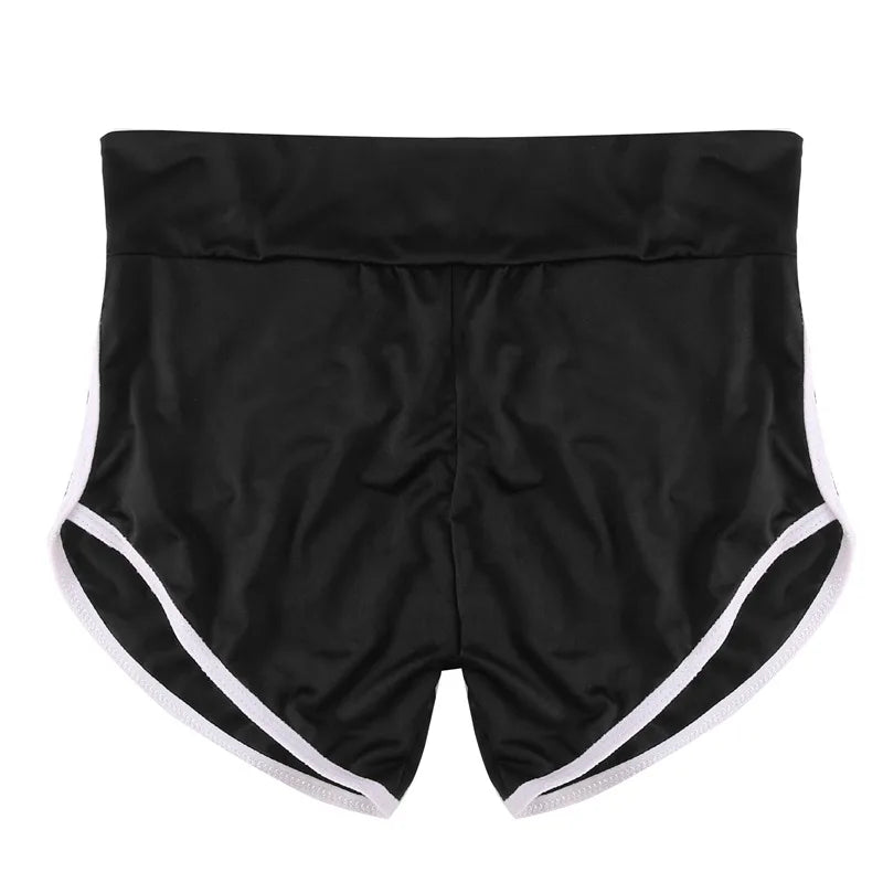 Women Sports Shorts Low Waist & Stretchy
